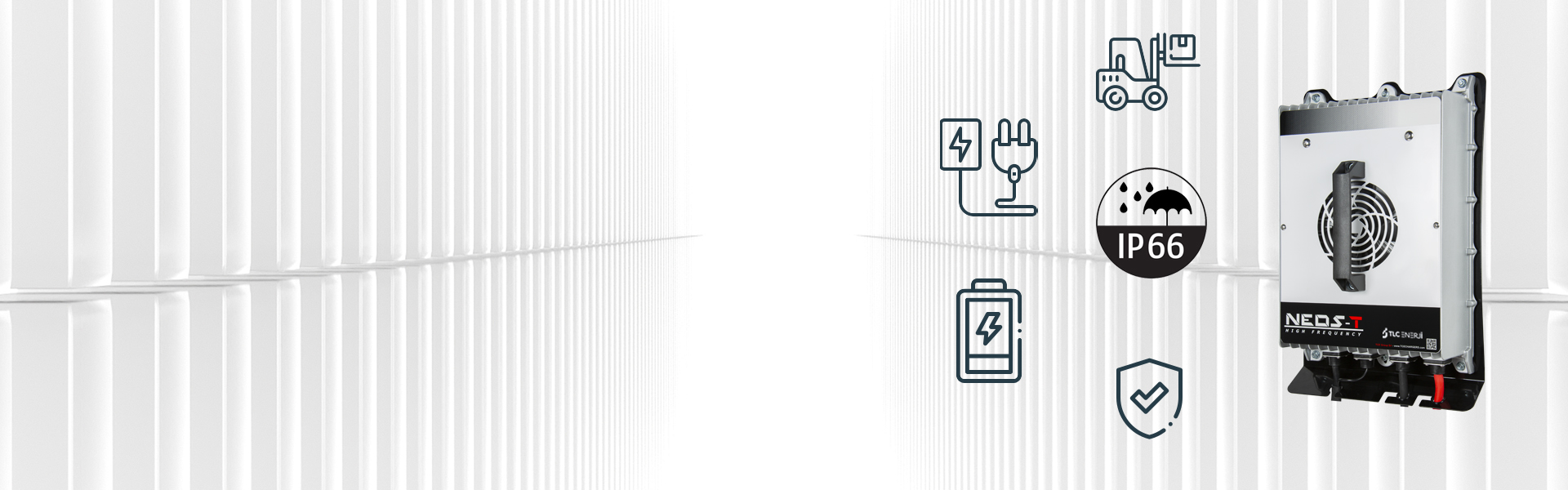 Neos Serisi Lityum Akü Şarj Cihazı